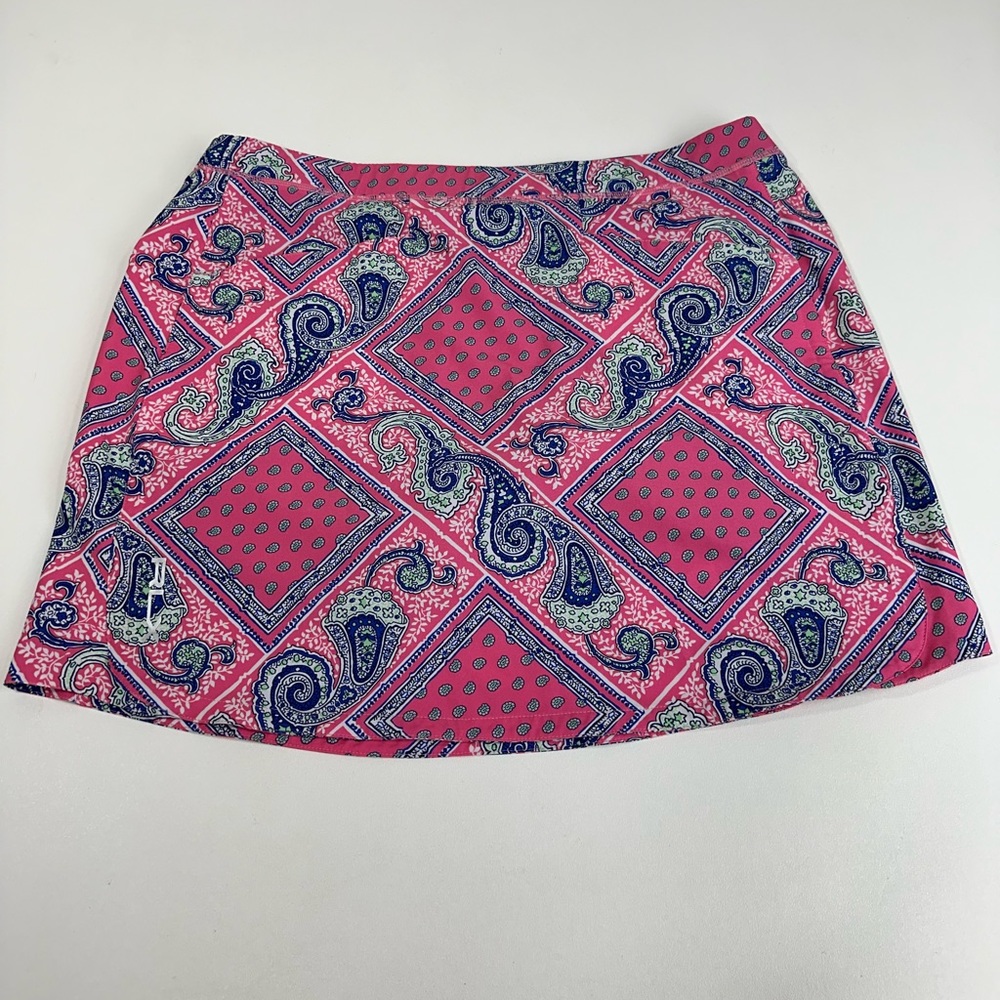 RLX Ralph Lauren Women’s Paisley Print Stretch Golf Skort NWOT Size M